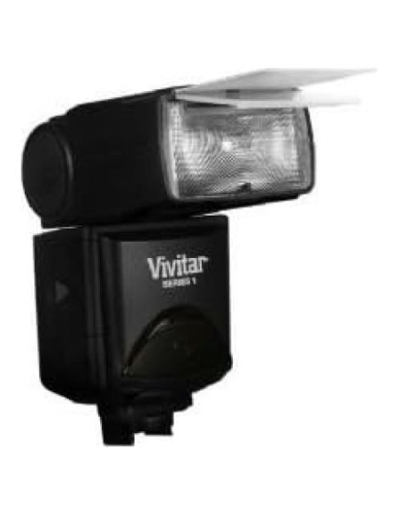 Flash Bower Vivitar para Sony Alpha DSLR-A100 con Accesorios