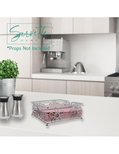 Soporte para Servilletas de Metal Servette Home Floral