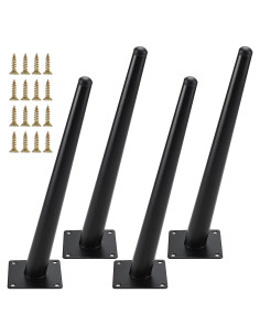Patas de Muebles RealPlus 30.48 cm Metal Ajustables 4 Piezas