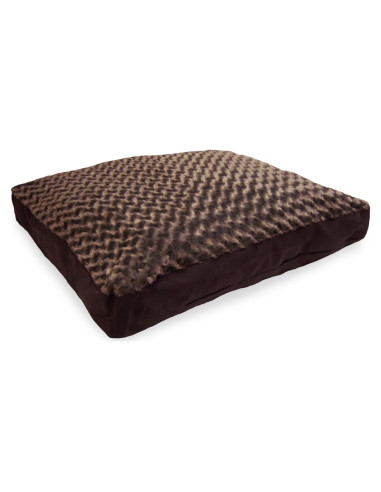 Cama para Perros Furhaven Grande Chocolate con Funda Lavable