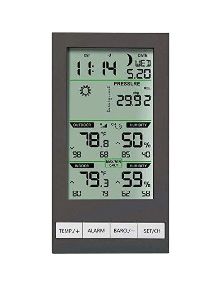 Estación Meteorológica Inalámbrica Ambient Weather WS-2700 con 1 Sensor