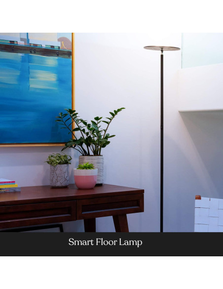 Lámpara de pie LED Brightech Sky Colors 1.75m Control Wi-Fi