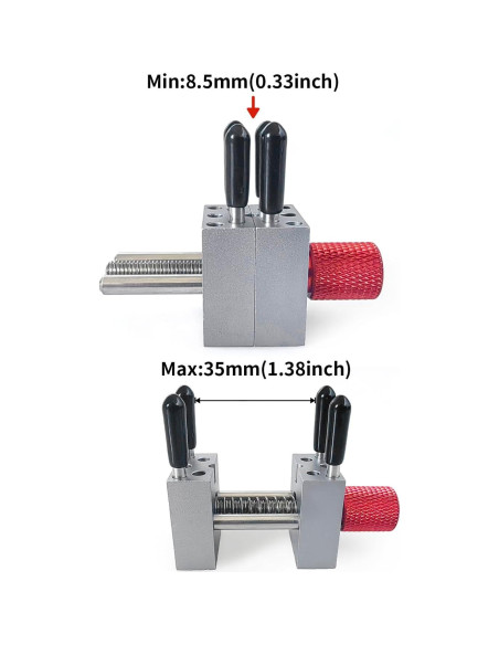 Mini prensa ajustable alta precisión CNRAQR 3.0 cm para manualidades