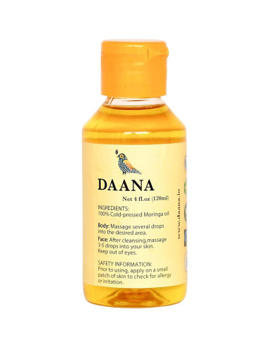 Aceite de Moringa Daana Orgánico 118 ml - Hidratante Piel y Cabello