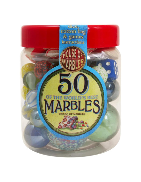 50 Canicas de Juguete Casa de Canicas - Diversión Clásica