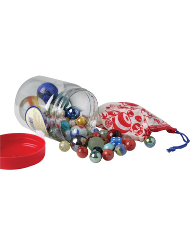 50 Canicas de Juguete Casa de Canicas - Diversión Clásica