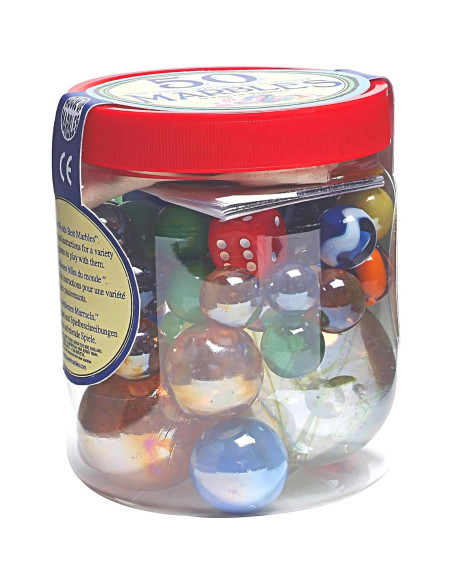 50 Canicas de Juguete Casa de Canicas - Diversión Clásica