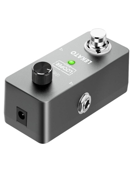 Pedal de Efecto Looper LEKATO 5 Minutos Gris - Guitarra