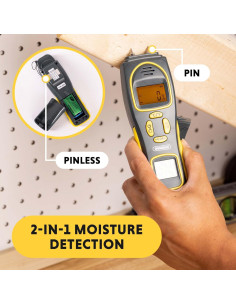 Medidor de Humedad Digital 4-en-1 Herramientas Generales MMH800 2
