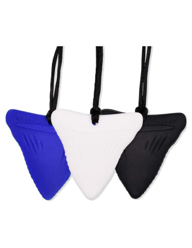 Collar de Masticar Sensorial JNATER - Silicona Grado Alimenticio - 3 Colores