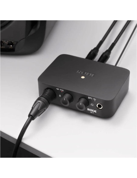 Interfaz de Audio USB Rode AI-1, Conectividad Phantom, 178x76mm