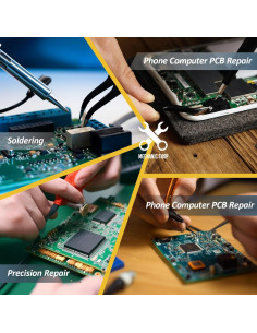 Abrazadera de Soldadura SN-390 Ajustable 360 para PCB 2