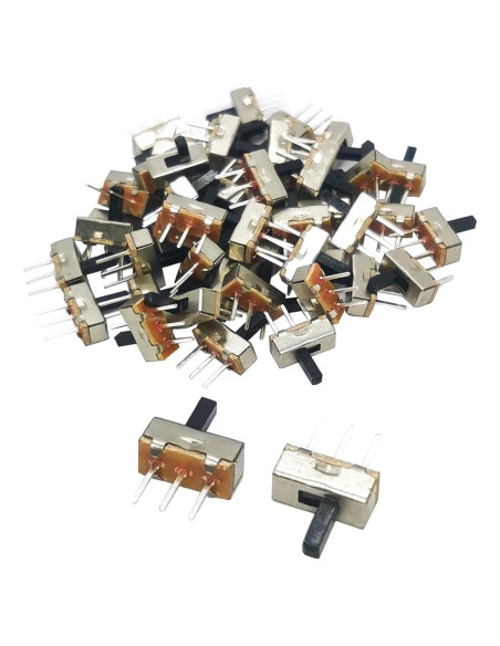 Interruptores deslizantes SPDT 1P2T YEGAFE 100 piezas PCB
