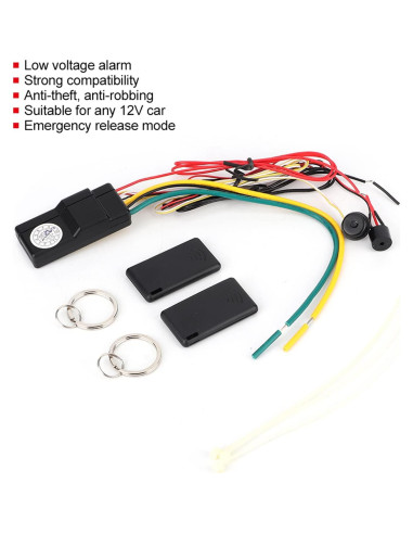 Inmovilizador antirrobo Aramox 12V con doble función y ajuste