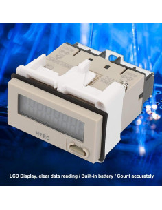 Contador Electrónico Digital Hilitand H7EC-NV 3-36V LCD 8 Dígitos 2