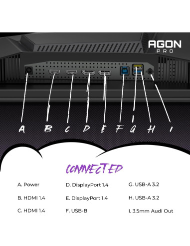 Monitor de Juegos AOC Agon Pro AG276QZD2 27" OLED 2560x1440 240Hz