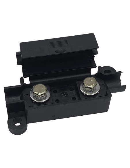 Soporte de Fusible ANL A.A 150A con Tornillo y Tapa Protectora