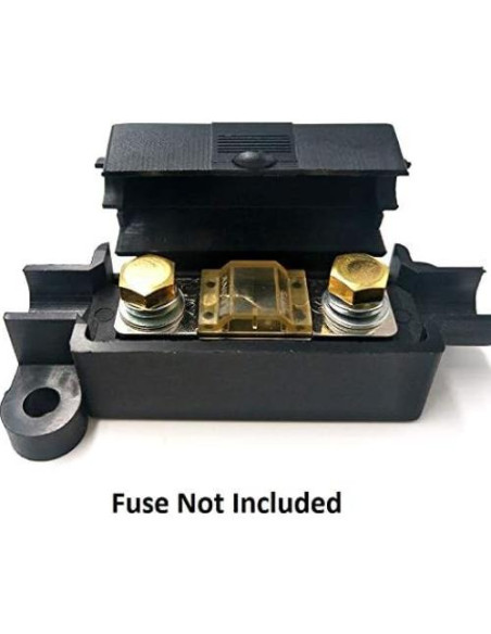 Soporte de Fusible ANL A.A 150A con Tornillo y Tapa Protectora