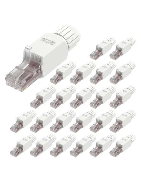 Conector RJ45 CAT6 sin herramienta VCELINK - 24 unidades