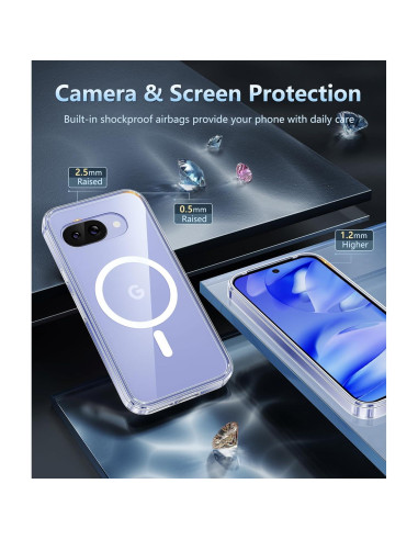 Funda FNTCASE para Google Pixel 9a - Protección Militar 6.3"