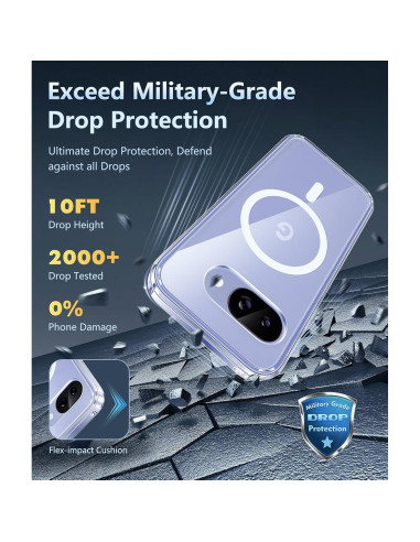 Funda FNTCASE para Google Pixel 9a - Protección Militar 6.3"