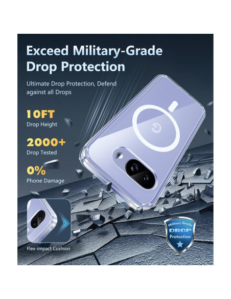 Funda FNTCASE para Google Pixel 9a - Protección Militar 6.3"