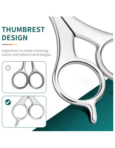 Recortador de Vello Nasal DEOU D-2026 Acero Inoxidable