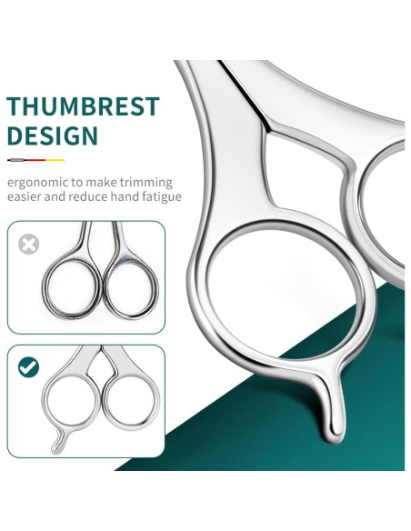 Recortador de Vello Nasal DEOU D-2026 Acero Inoxidable