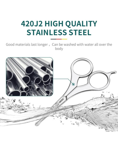 Recortador de Vello Nasal DEOU D-2026 Acero Inoxidable