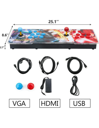 Consola Arcade 3D Best brose Pandora Treasure 30000 Juegos HD