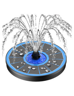 Fuente Solar SZMP 3.5W para Jardín y Aves con 8 Modos