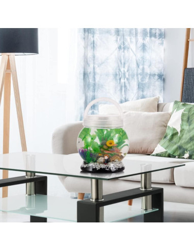 Acuario LED 20 Colores LA KEN DU 1.89L Decoraciones Betta