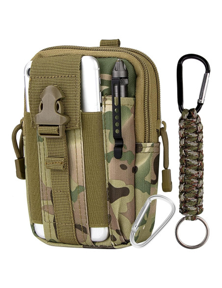 Funda Táctica Molle bvya para Teléfono hasta 6.7" Camo