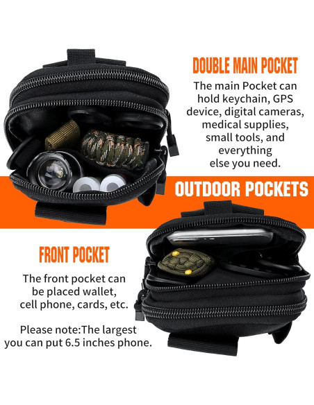 Funda Táctica Molle bvya para Teléfono hasta 6.7" Camo