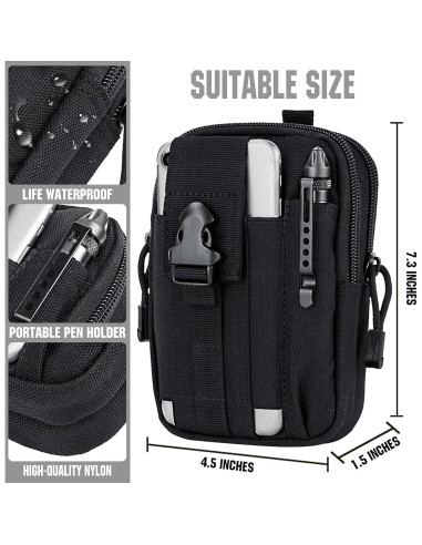 Funda Táctica Molle bvya para Teléfono hasta 6.7" Camo