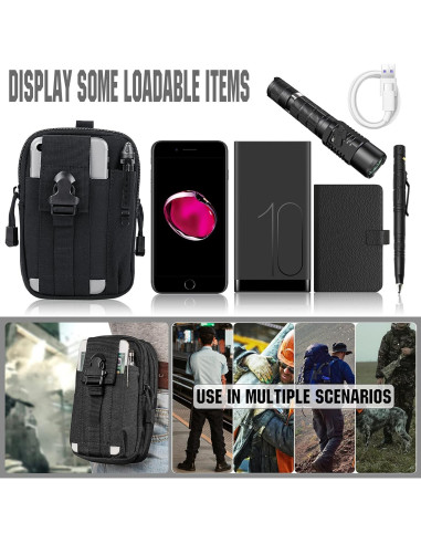 Funda Táctica Molle bvya para Teléfono hasta 6.7" Camo