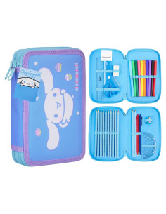 Estuche de Lápices Hello Kitty Sanrio Multi Cinnamoroll 20x13.5x5 cm