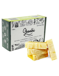 Jabón Vegano Artesanal Geodhi Set 4 Piezas Aguacate-Romero