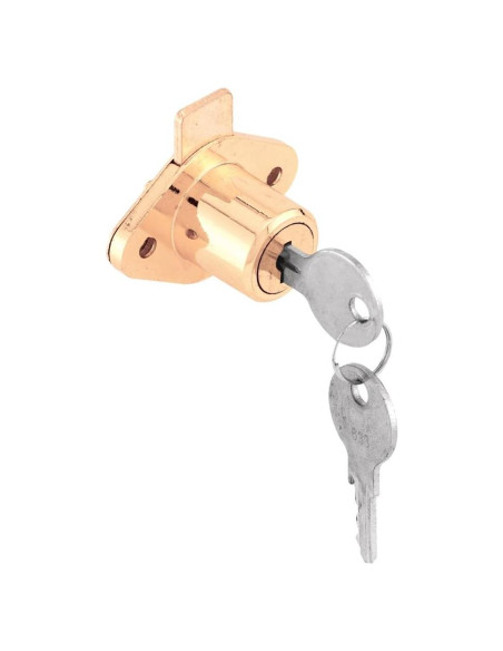 Cerradura de Cajón y Gabinete Prime-Line U 9947, Latón, 22.2 mm