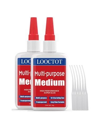 Adhesivo CA Mediano LOOCTOT 60g Todo Propósito Secado Rápido