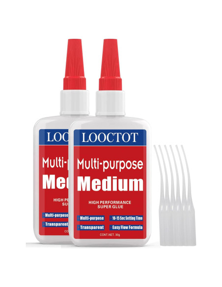 Adhesivo CA Mediano LOOCTOT 60g Todo Propósito Secado Rápido
