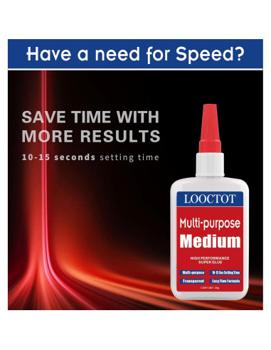 Adhesivo CA Mediano LOOCTOT 60g Todo Propósito Secado Rápido