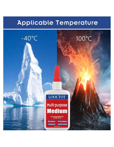 Adhesivo CA Mediano LOOCTOT 60g Todo Propósito Secado Rápido