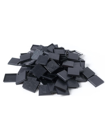 Bases Cuadradas Texturizadas 30mm VSPH 110 Unidades para Juegos