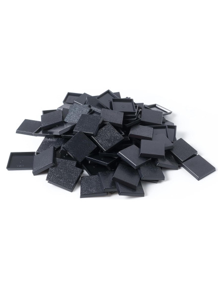 Bases Cuadradas Texturizadas 30mm VSPH 110 Unidades para Juegos