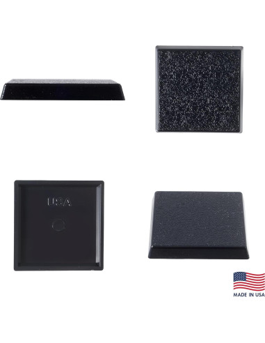 Bases Cuadradas Texturizadas 30mm VSPH 110 Unidades para Juegos