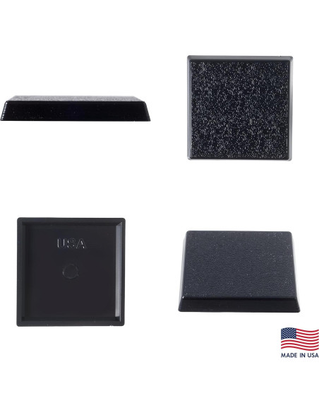 Bases Cuadradas Texturizadas 30mm VSPH 110 Unidades para Juegos