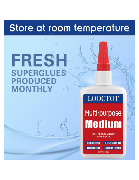Adhesivo CA Mediano LOOCTOT 60g Todo Propósito Secado Rápido