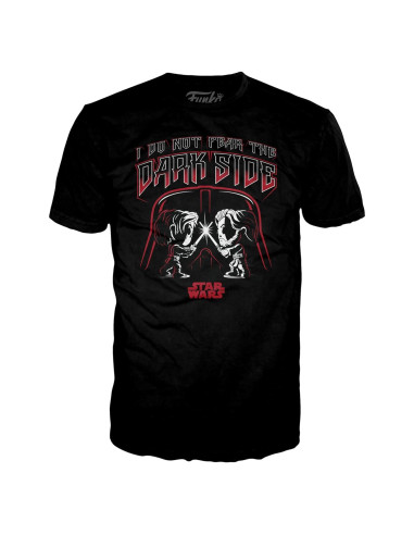 Camiseta Funko Star Wars Anakin vs Obi-Wan - Mediana - 100% Algodón