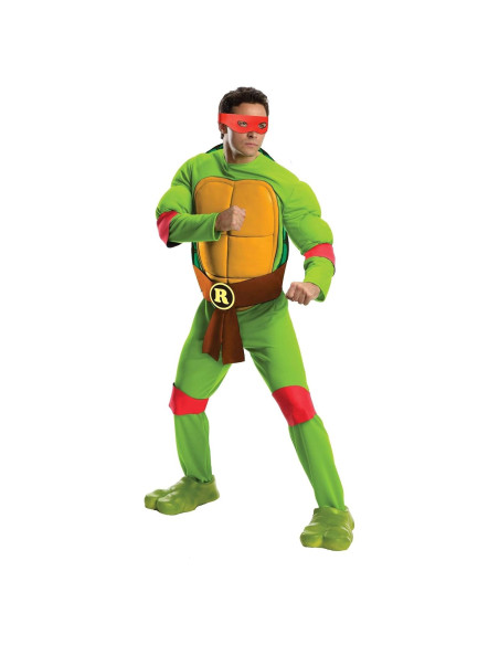 Disfraz de Tortuga Ninja Raphael Rubie's Deluxe Adulto XL